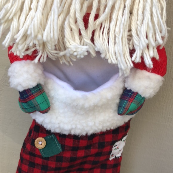 Santa Claus Christmas stocking -3 dimensional - Picture 4 of 12